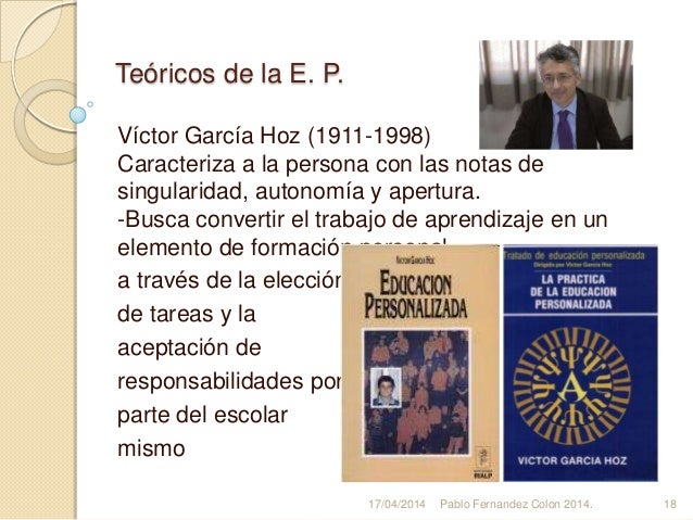 educacion personalizada victor garcia hoz